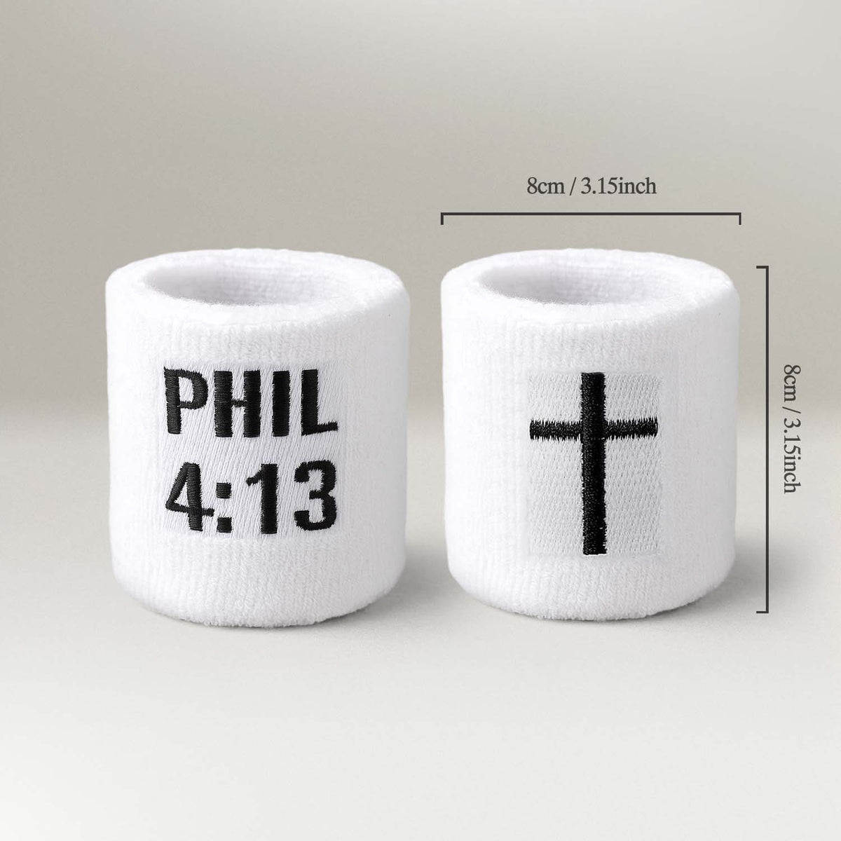 1 Pair Faith Cross Drip Wristband Baseball Drip Baseball Accessories Cross Sports Wristband Absorbent Sweat Band Athletic Christian Faith for Sports Basketball Football Gym Workout