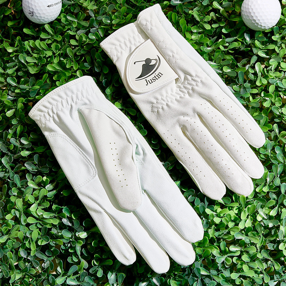 Personalized Golf Glove with Golfer Prints Resistant Sports Glove for Golf Enthusiasts (One Left-hand Glove)