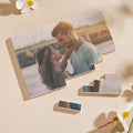 Personalised Photo Building Brick Custom Block Square Shape For Couple