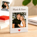 Custom Photo Building Brick Puzzle Personalised Blocks Puzzle Romantic Couple Gift Valentine's Day Gift for Lovers