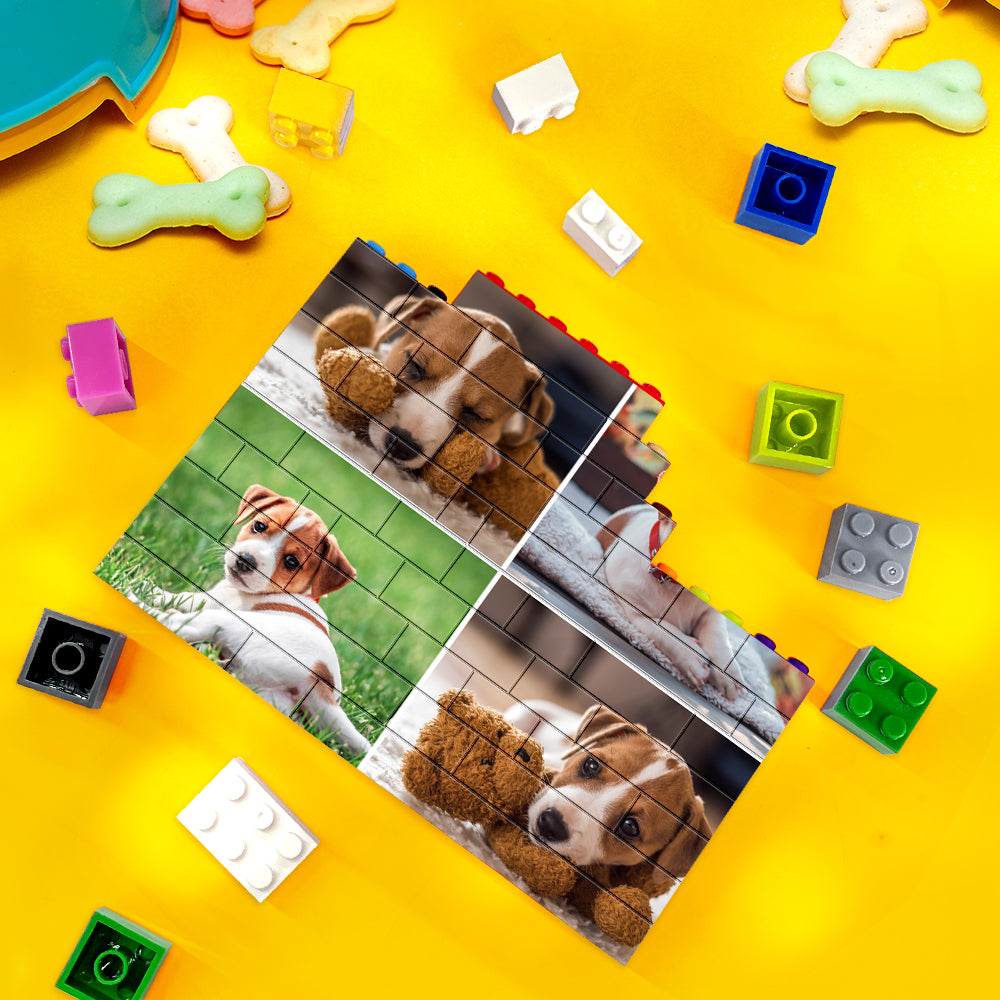 Personalised Colors Building Brick Custom Collage Photo Block Brick Puzzles Gifts