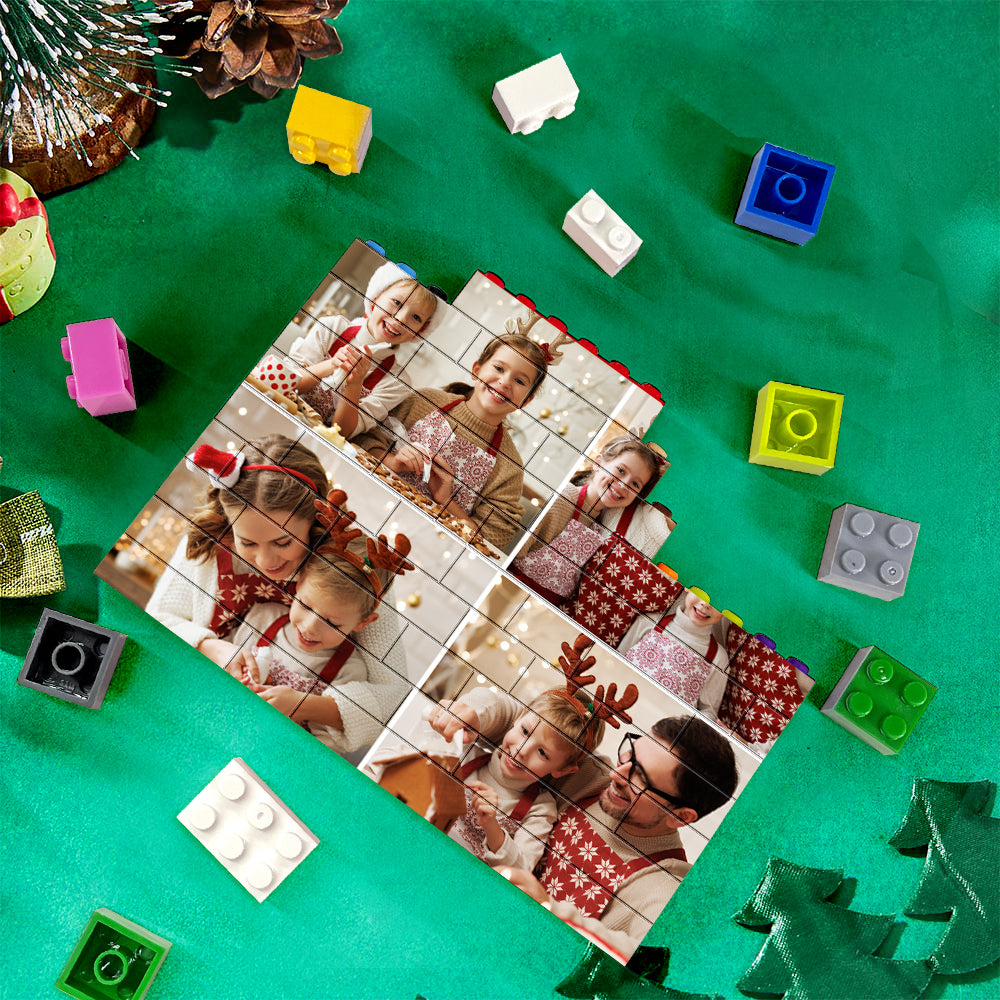 Personalised Colors Building Brick Custom Collage Photo Block Brick Puzzles Gifts