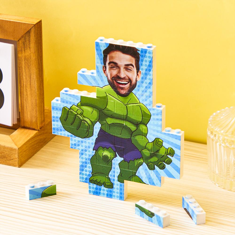 Custom Photo Minime Building Brick Puzzle Personalized Photo Block Gift For Men
