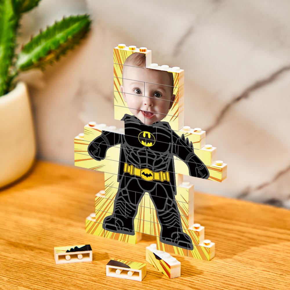 Custom Photo Minime Building Brick Puzzle Personalized Photo Block Gift For Men