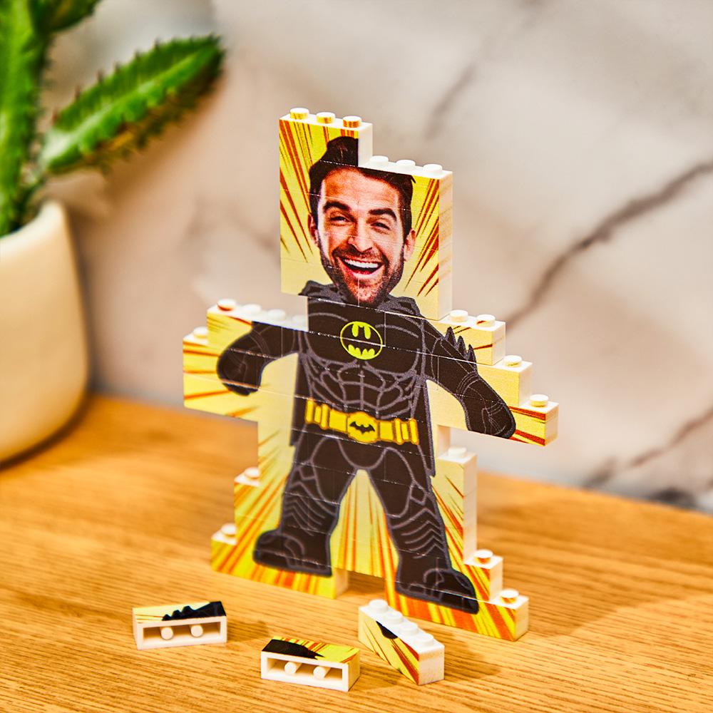 Custom Photo Minime Building Brick Puzzle Personalized Photo Block Gift For Men