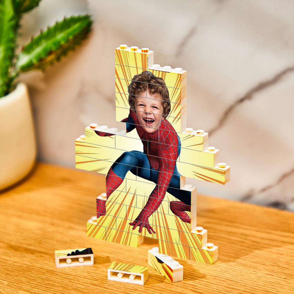 Custom Photo Minime Building Brick Puzzle Personalized Photo Block Gift For Men