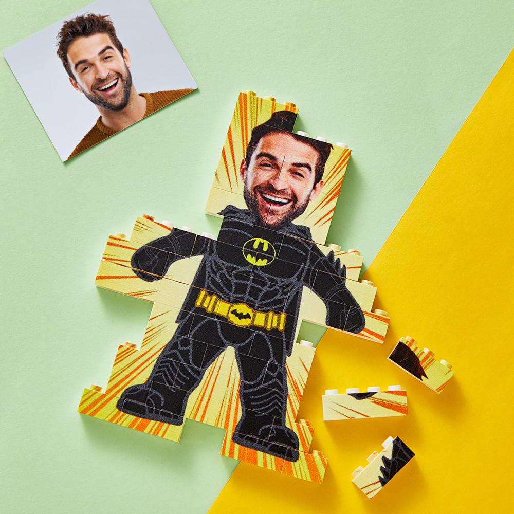 Custom Photo Minime Building Brick Puzzle Personalized Photo Block Gift For Men