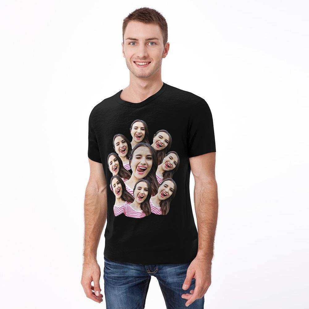Custom Face T Shirt Photo T Shirt Funny Man Face Tee