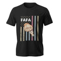 Personalized Papa Uncle Us Flag Grandkids Hands Shirts with Name Custom Papa Papaw Shirts for Fathers Day