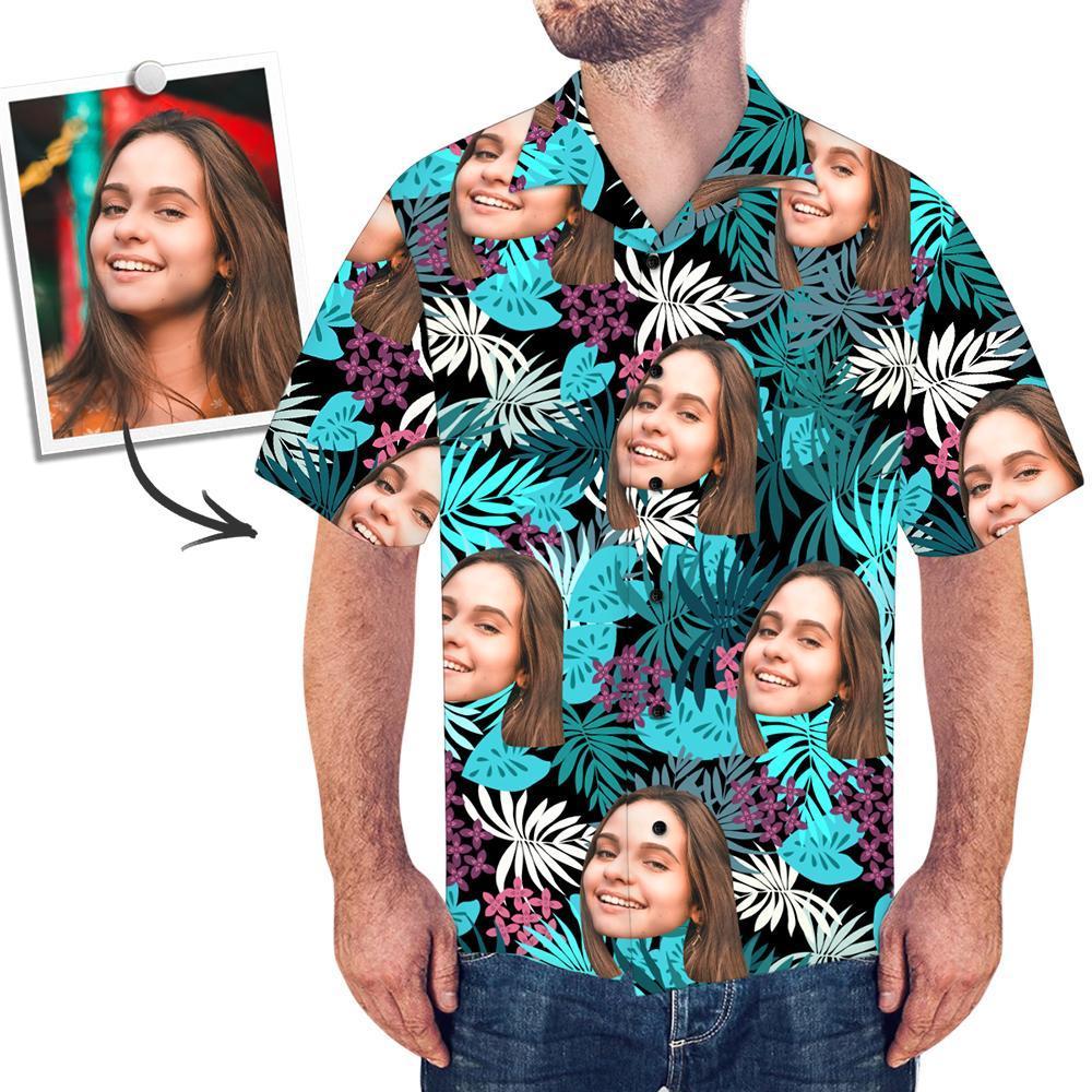 Custom Face Shirts Men's Hawaiian Shirts