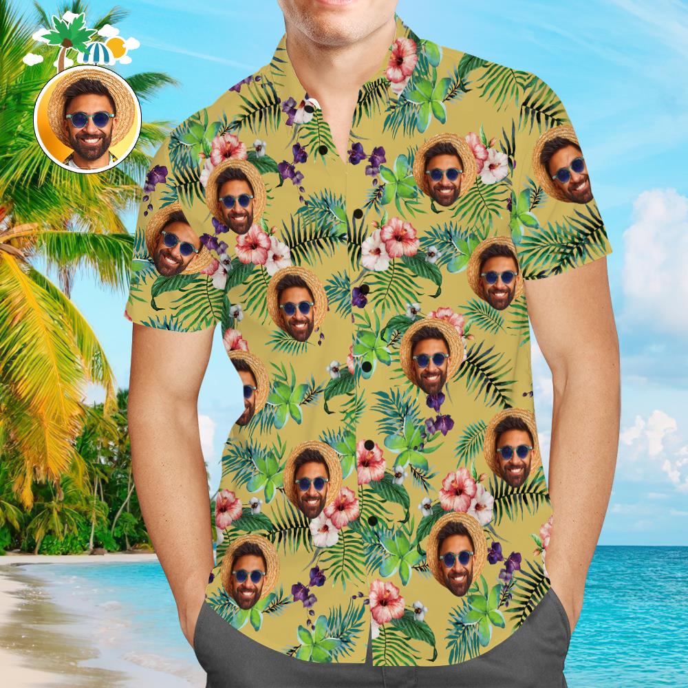 Christmas Gift Custom Hawaiian Shirts Beer and Cheers Personalized Aloha Beach Shirt For Men
