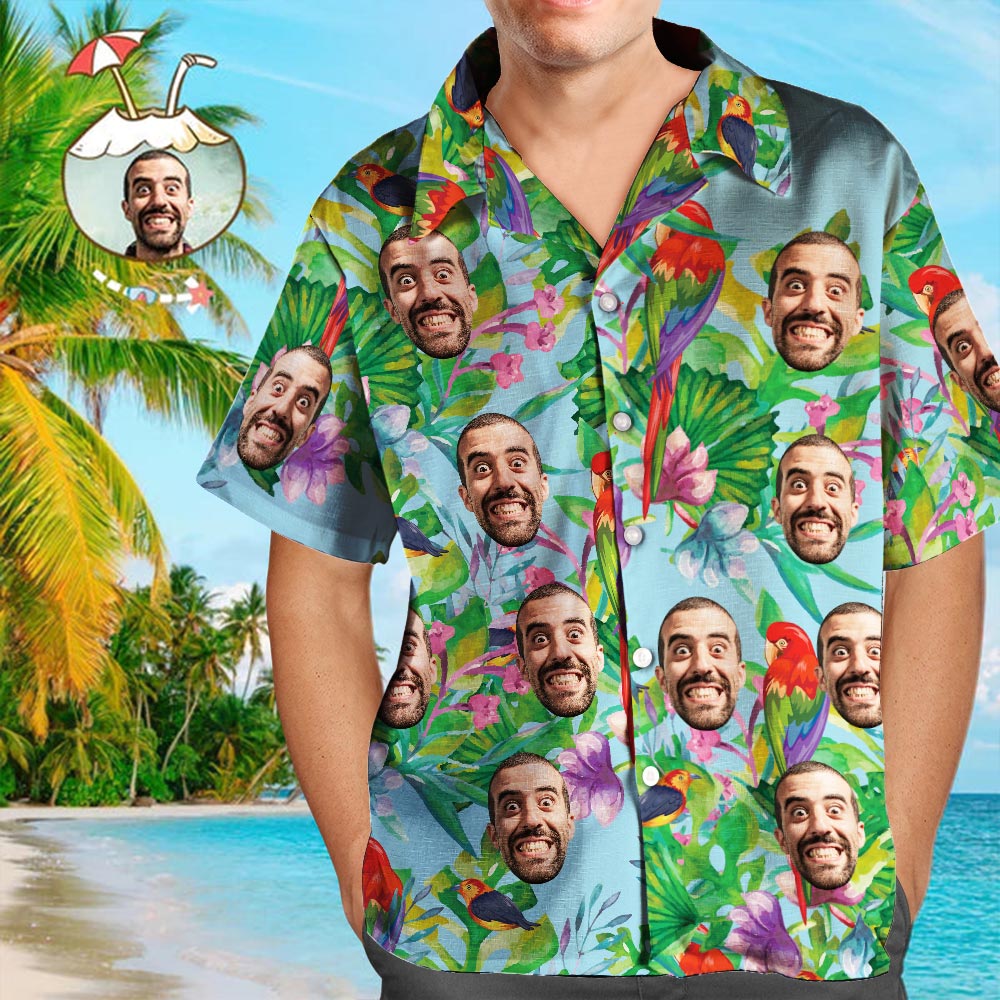 Christmas Gift Custom Hawaiian Shirts Enjoy Summer Time Aloha Beach Shirt For Men