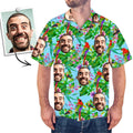 Custom Face Shirt Men's All Over Print Hawaiian Shirt Summer Time
