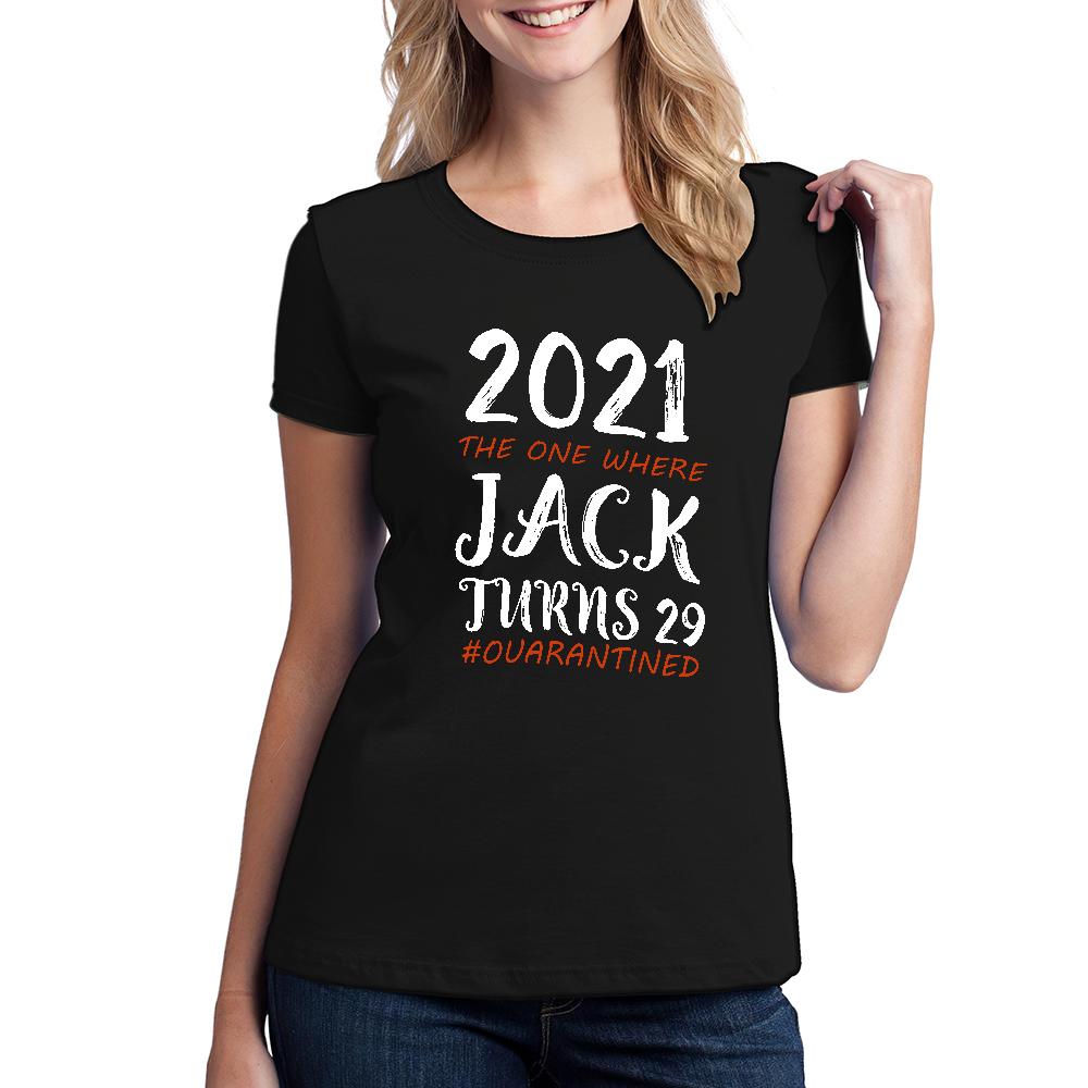 Custom Text Tshirt With Age & Name Birthday Gift Women's Tshirt