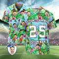 Custom Printed Hawaiian Shirt for Fans Personalized Face and Text Hawaiian Shirt Gift for fans - Enjoy Summer Time