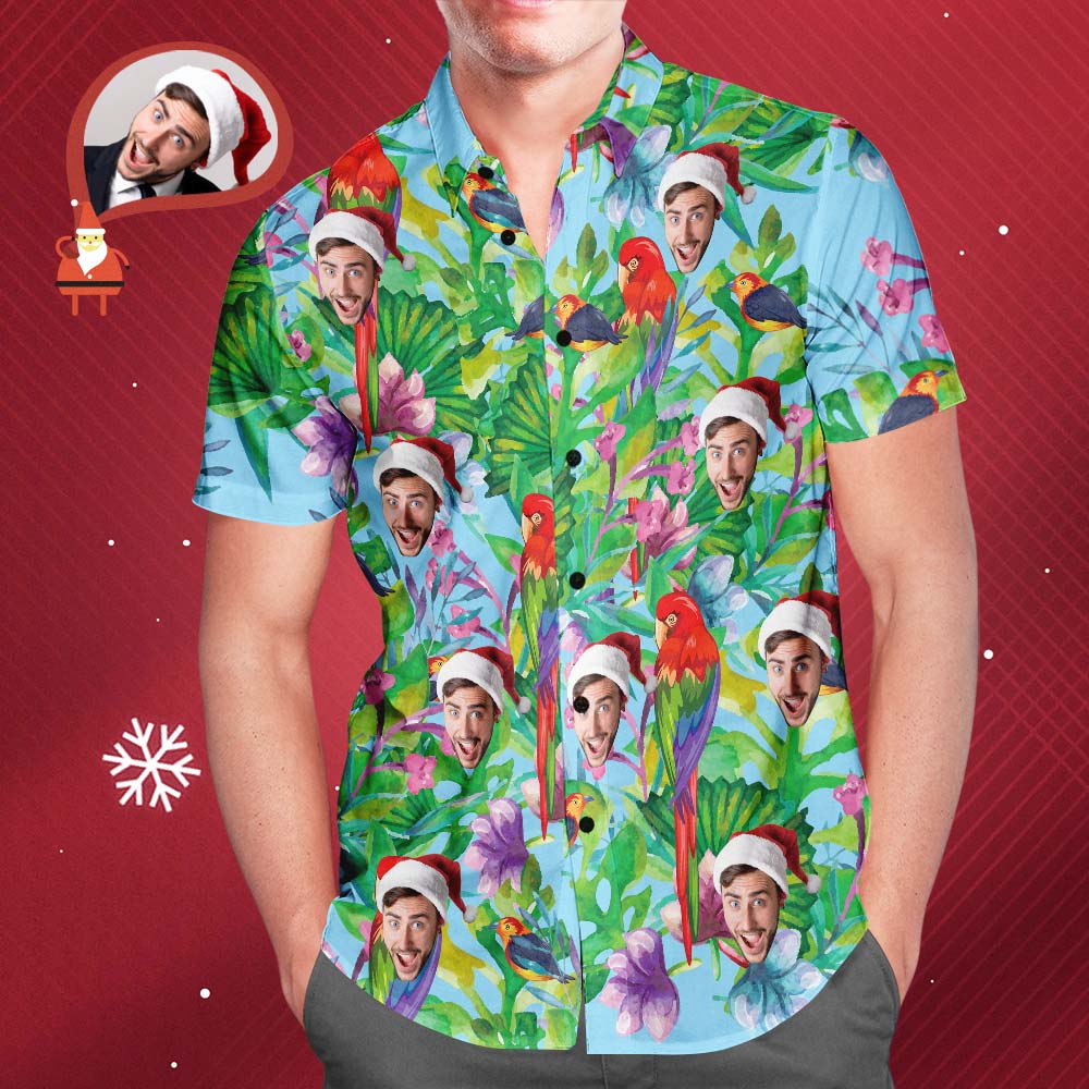 Christmas Gift Custom Hawaiian Shirts Enjoy Summer Time Aloha Beach Shirt For Men