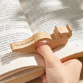 Custom Engraved Thumb Book Page Holder Personalized Wooden Reading Accessory Gift for Book Lovers