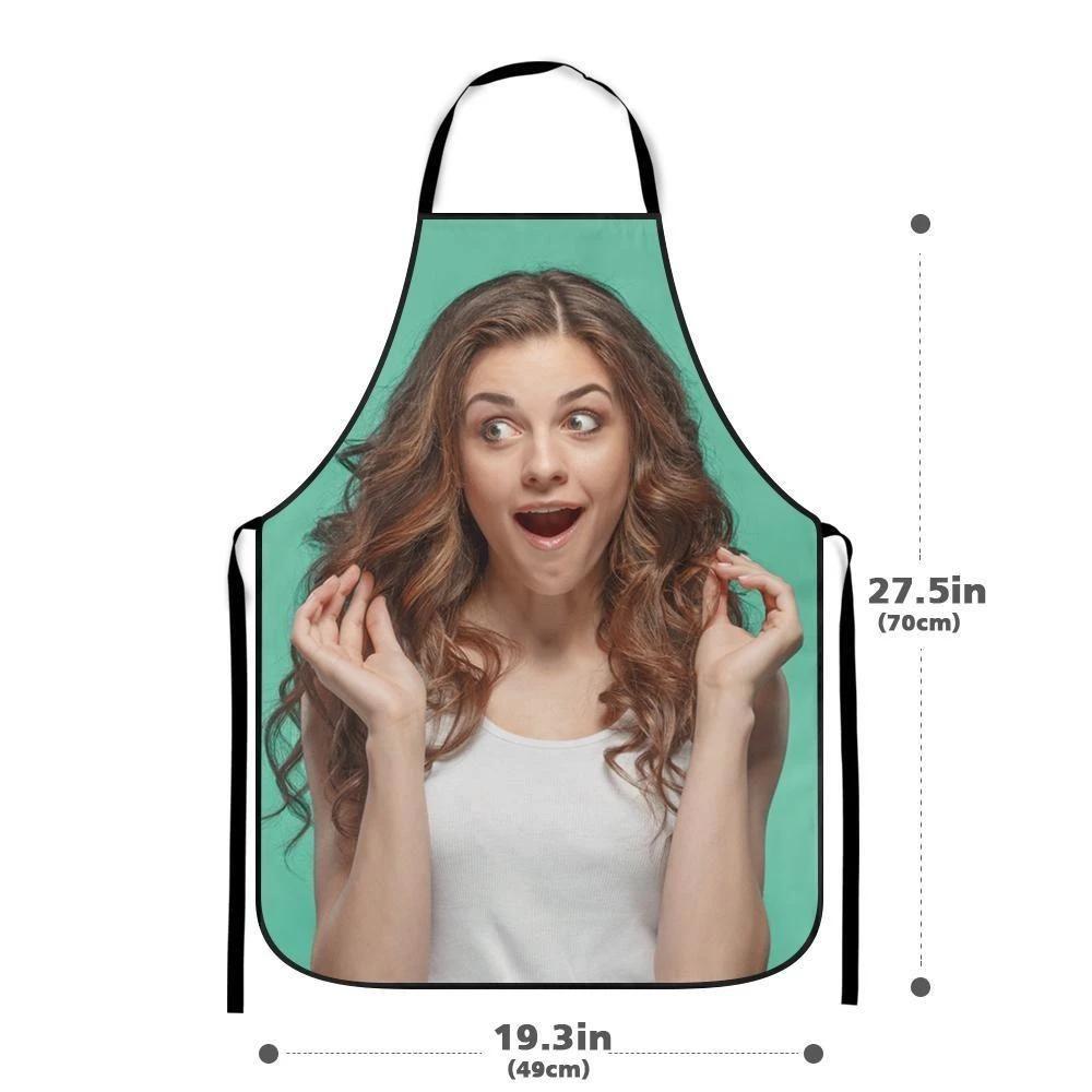 Personalized Kitchen Cooking Apron With Your Photo