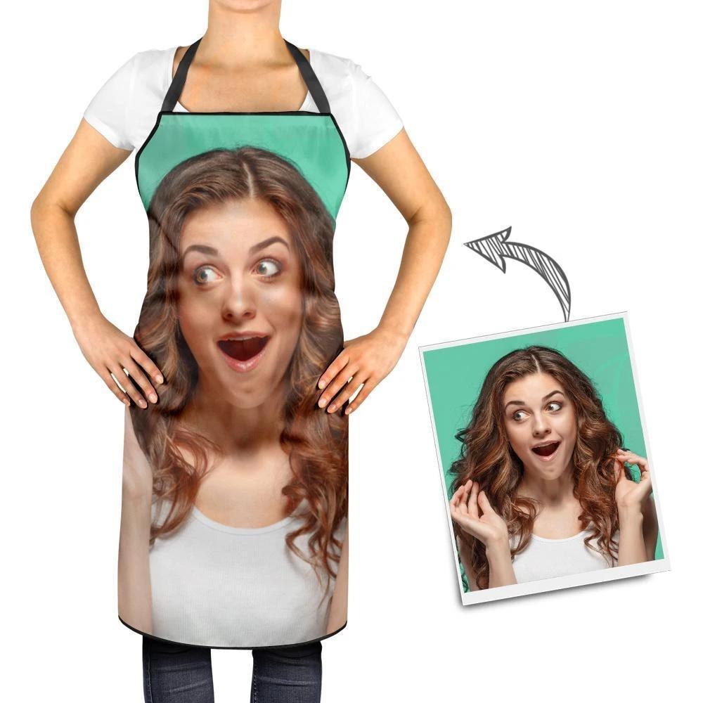 Personalized Kitchen Cooking Apron With Your Photo