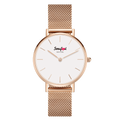 Soufeel Women's Classic Rose Gold Alloy Bracelet Watch 32mm