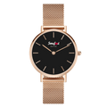 Soufeel Women's Classic Rose Gold Alloy Bracelet Watch 32mm