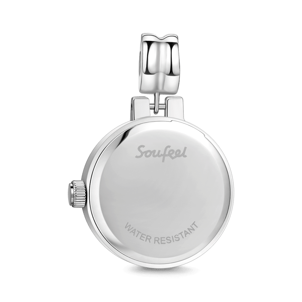 Soufeel Crystal Dangle Watch Charm Platinum Plated