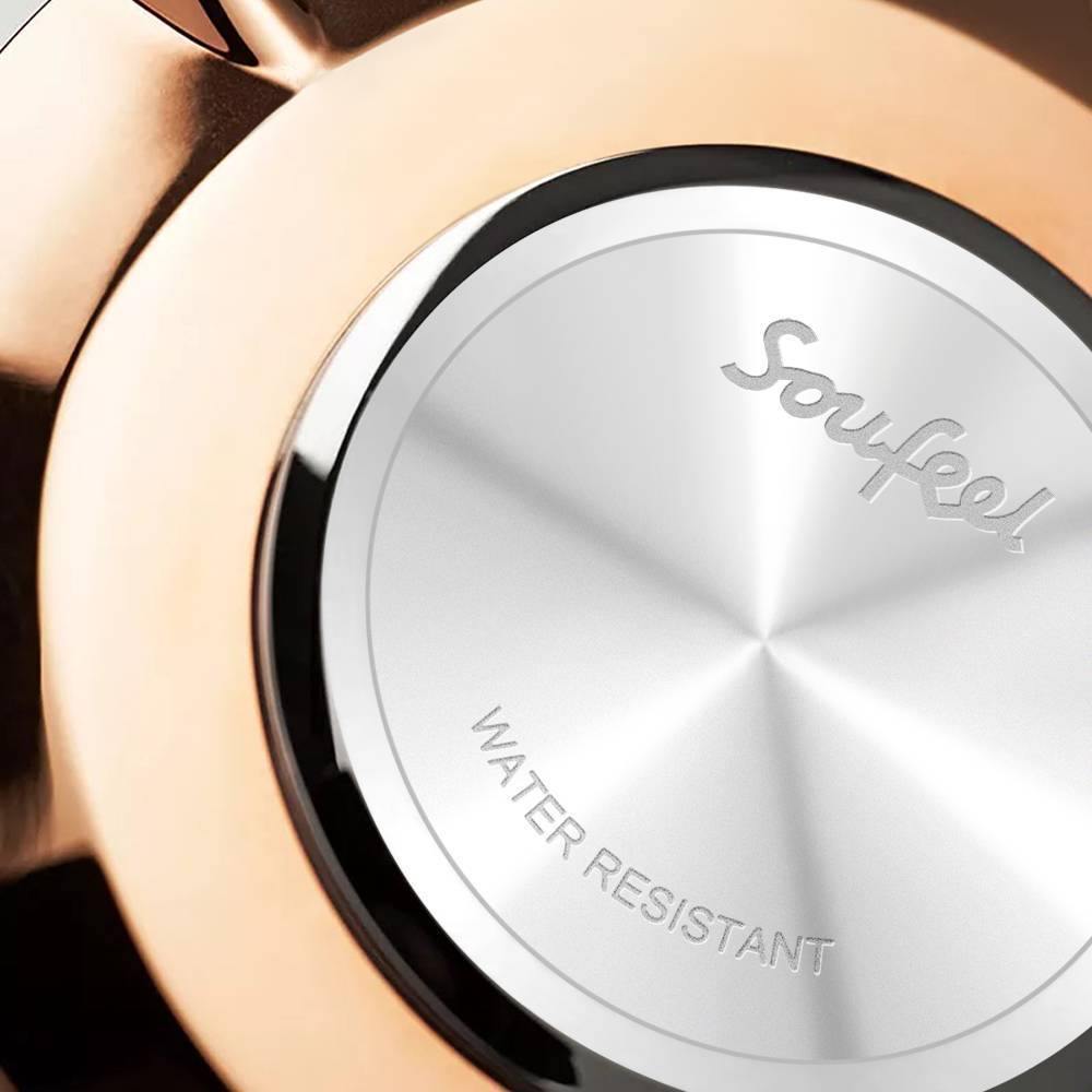 Mesh Bracelet Watch in Stainless Steel Rose Gold - Men's