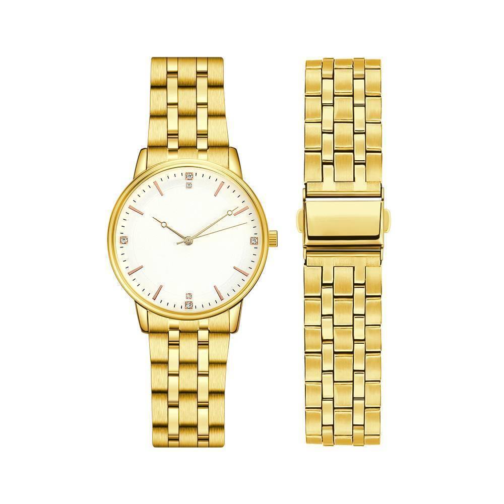 Luxury Elegant Mechanical Watches White Dial - Men's