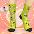 Custom Tennis Face Socks Personalized Sports Socks for Tennis Lovers