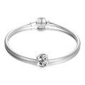 Paw Print Bracelet 925 Sterling Silver