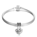 Mother Daughter Bracelet 925 Sterling Silver
