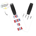 Custom USA Luggage Tag - I've Been To USA