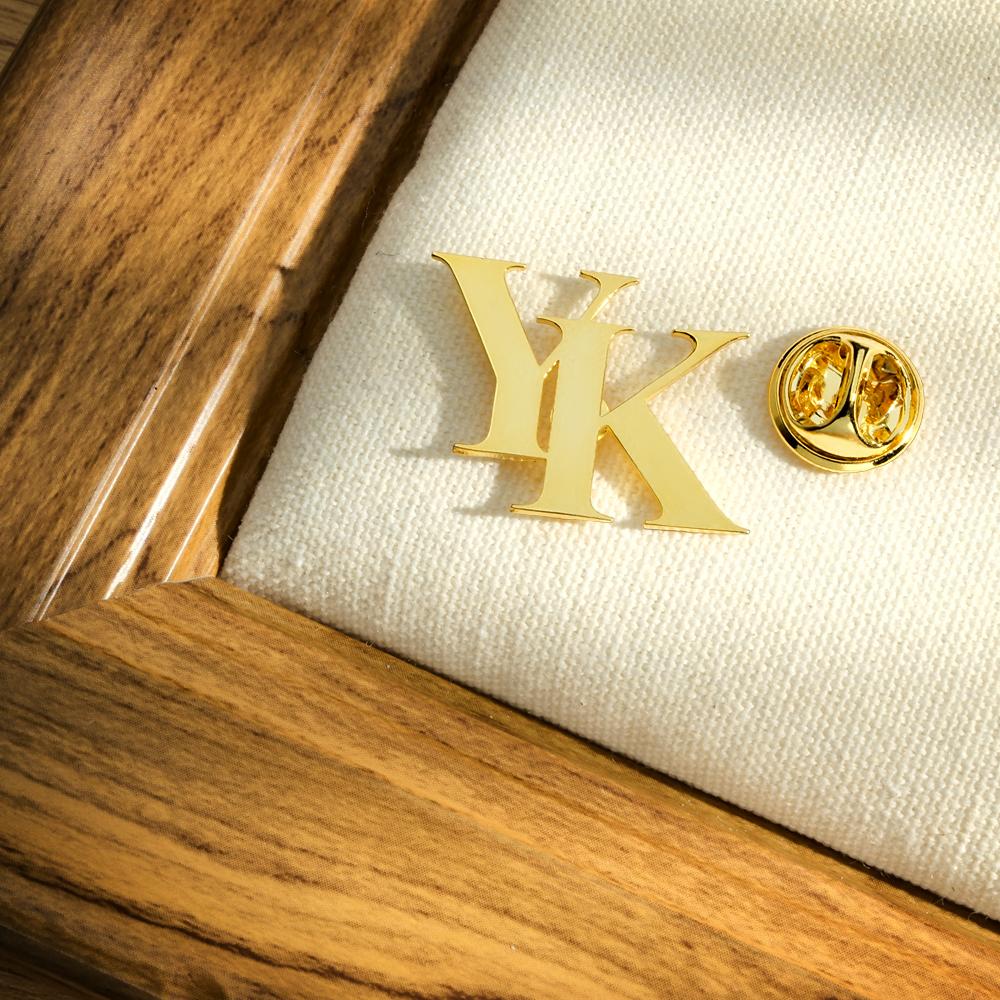 Custom Name Lapel Pin Trendy Tiny Brooch Gift For Man