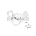 Custom Engraved Stethoscope Shaped Brooch Personalized Gifts for Doctors and Nurses
