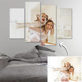 Custom Wall Art Canvas Prints Photo 4 pcs Contemporary Oil Painting Family Gifts Frameless