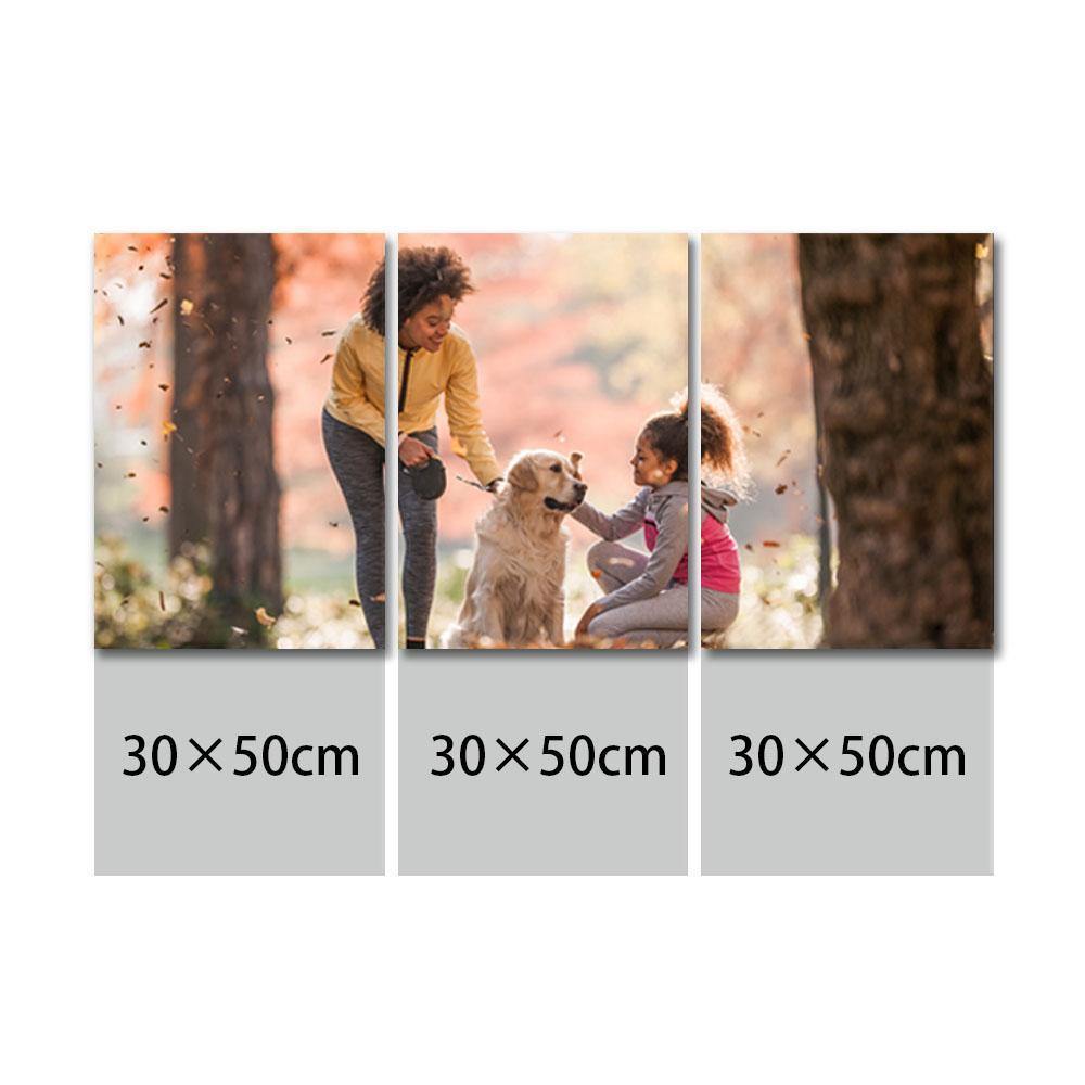 Custom Wall Art Canvas Prints Custom Oil Painting 3pcs Frameless Contemporary  for Family Unique Gifts