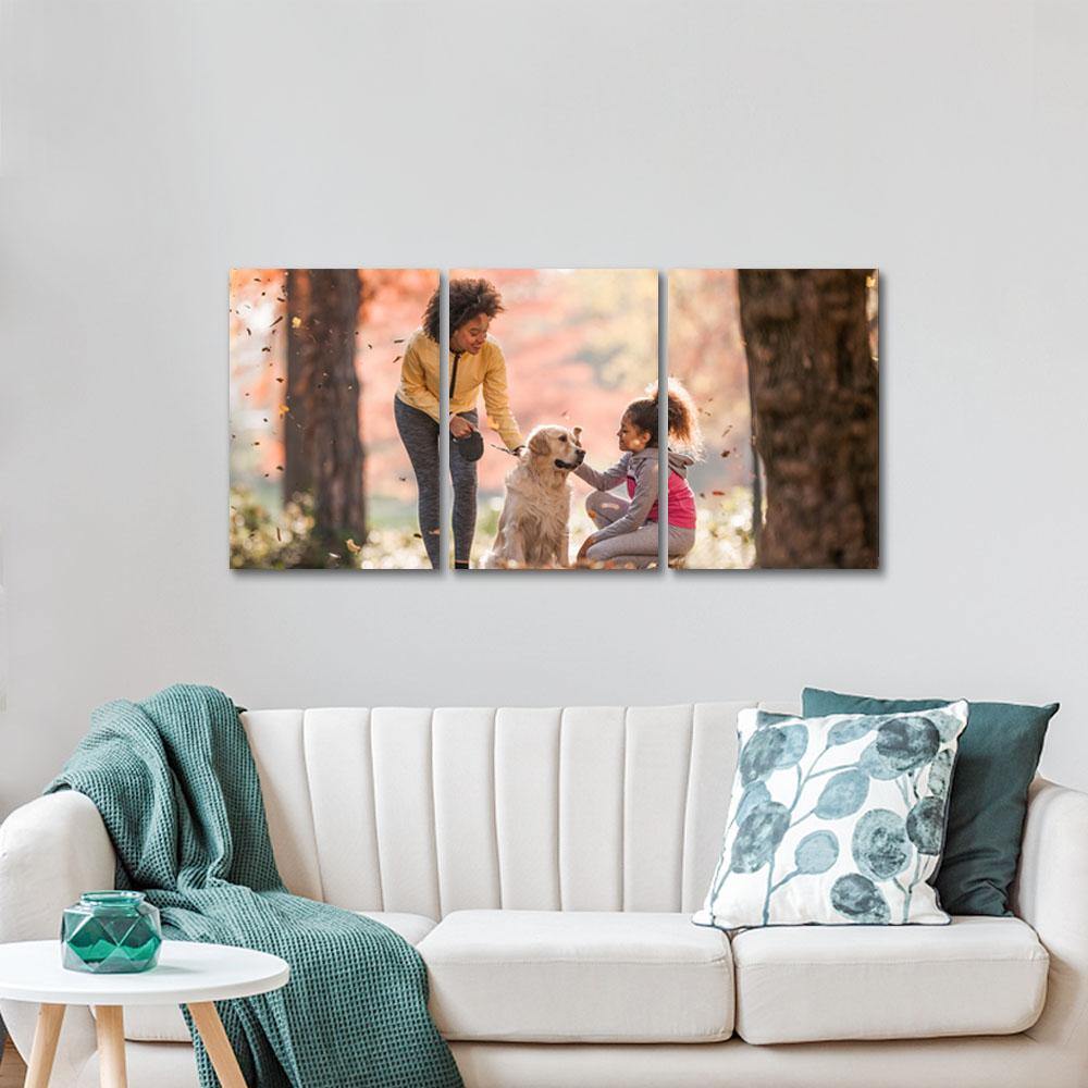 Custom Wall Art Canvas Prints Custom Oil Painting 3pcs Frameless Contemporary  for Family Unique Gifts