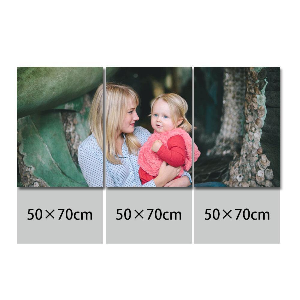 Custom Wall Art Canvas Prints Custom Oil Painting 3pcs Frameless Contemporary Family Unique Gifts