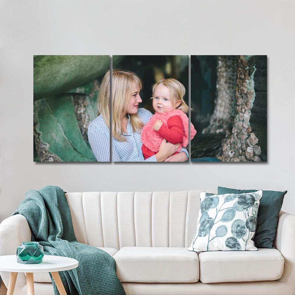 Custom Wall Art Canvas Prints Custom Oil Painting 3pcs Frameless Contemporary Family Unique Gifts
