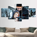 Custom Wall Art Canvas Prints Custom Oil Painting 5pcs Frameless Contemporary  for Family Unique Gifts