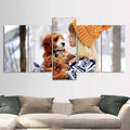 Custom Wall Art Canvas Prints Custom Photo 5pcs Contemporary Oil Painting for Living Room