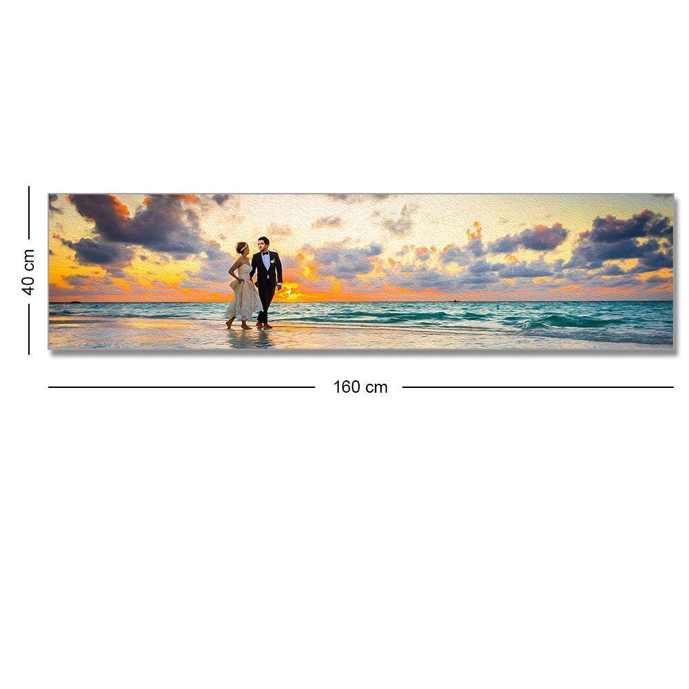 Custom Painting Wall Art 160*40cm Frameless