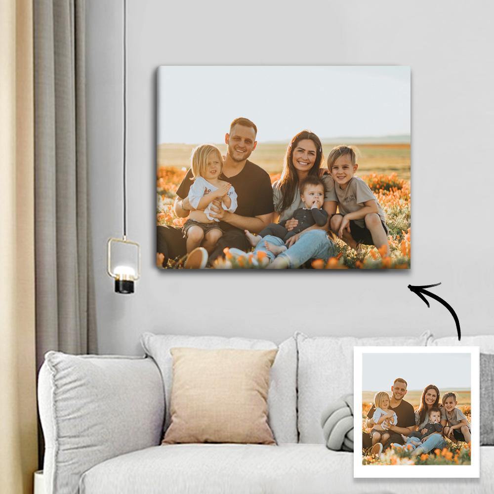 Personalized Photo Custom Oil Painting Gifts for Family Frameless