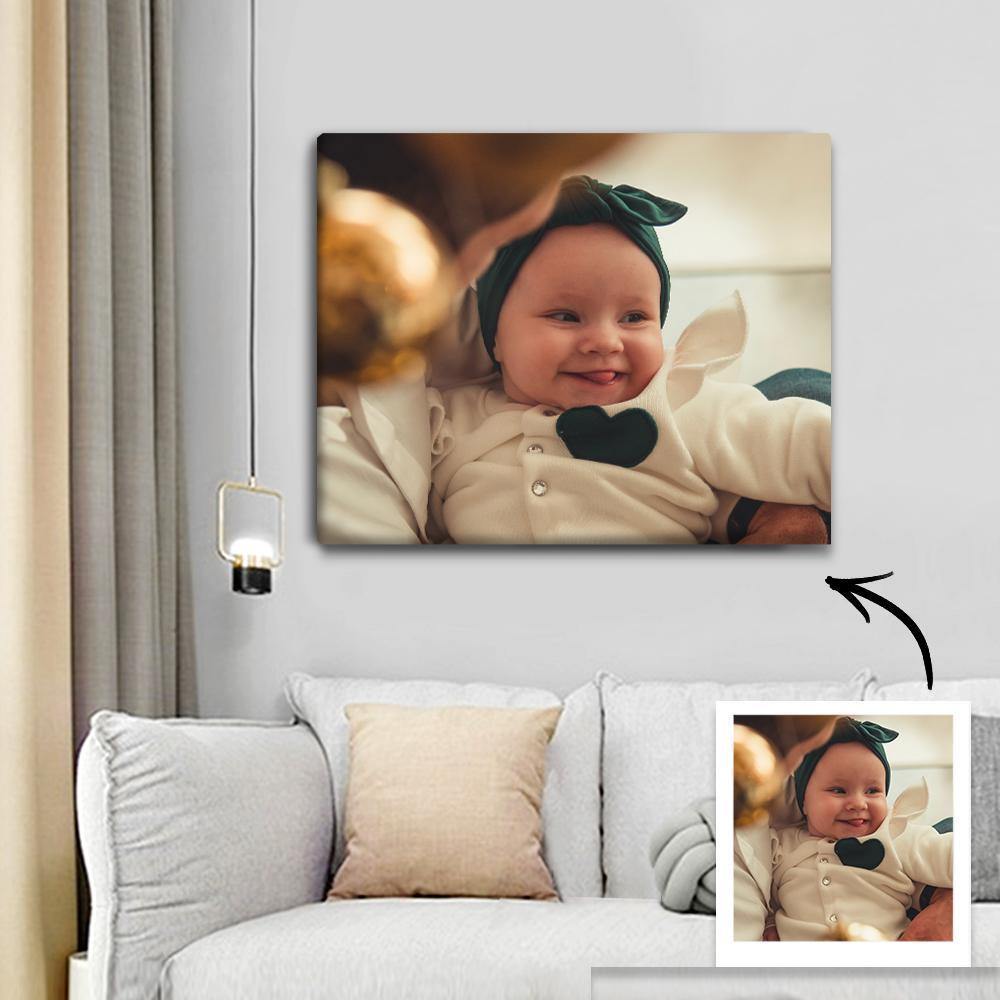 Personalized Photo Custom Oil Painting Gifts for Cute Child Frameless