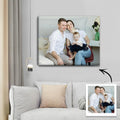Custom Wall Art Canvas Prints Personalized Photo Custom Oil Painting Gifts with Frame
