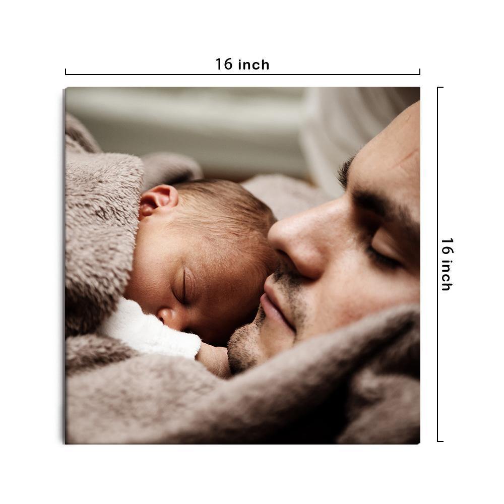 Custom Wall Art Canvas Prints Personalized Photo Custom Oil Painting Gifts with Frame