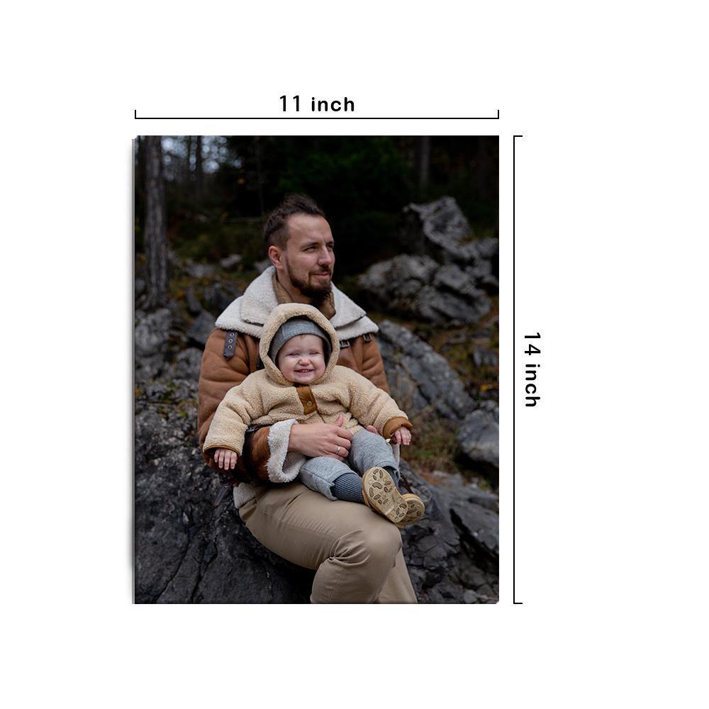 Custom Wall Art Canvas Prints Personalized Photo Custom Oil Painting Gifts with Frame