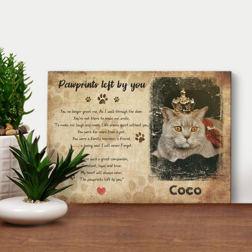 Custom Gift Forever In My Heart Dog Cat Pet Memorial Photo Frame