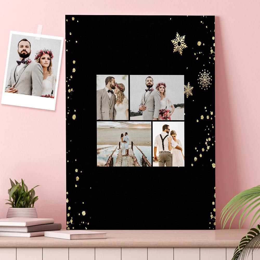 Custom Photo Wall Art Decor Personalized Collage Photo Paint Gift for Him