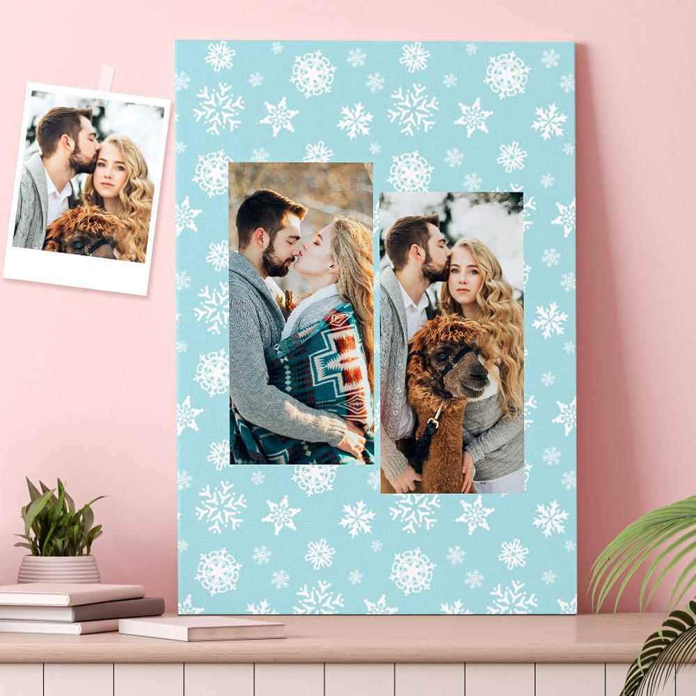 Custom Photo Wall Art Decor Personalized Collage Photo Paint Gift for Dad